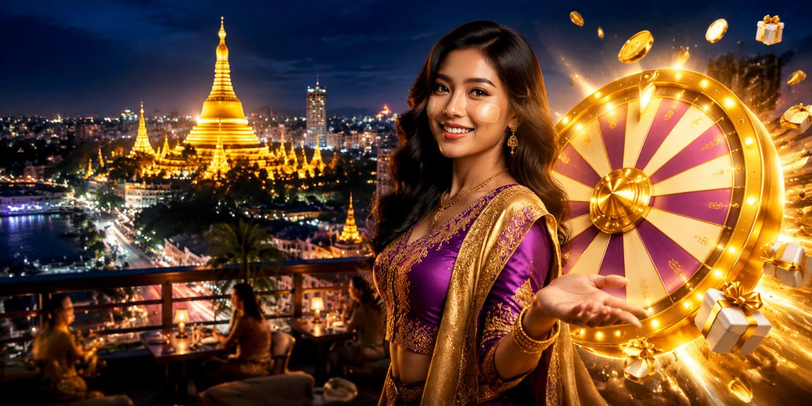 ရန်ကုန်ရွှေတိဂုံမှာ ရူလက်ကစားနေသော လူများ